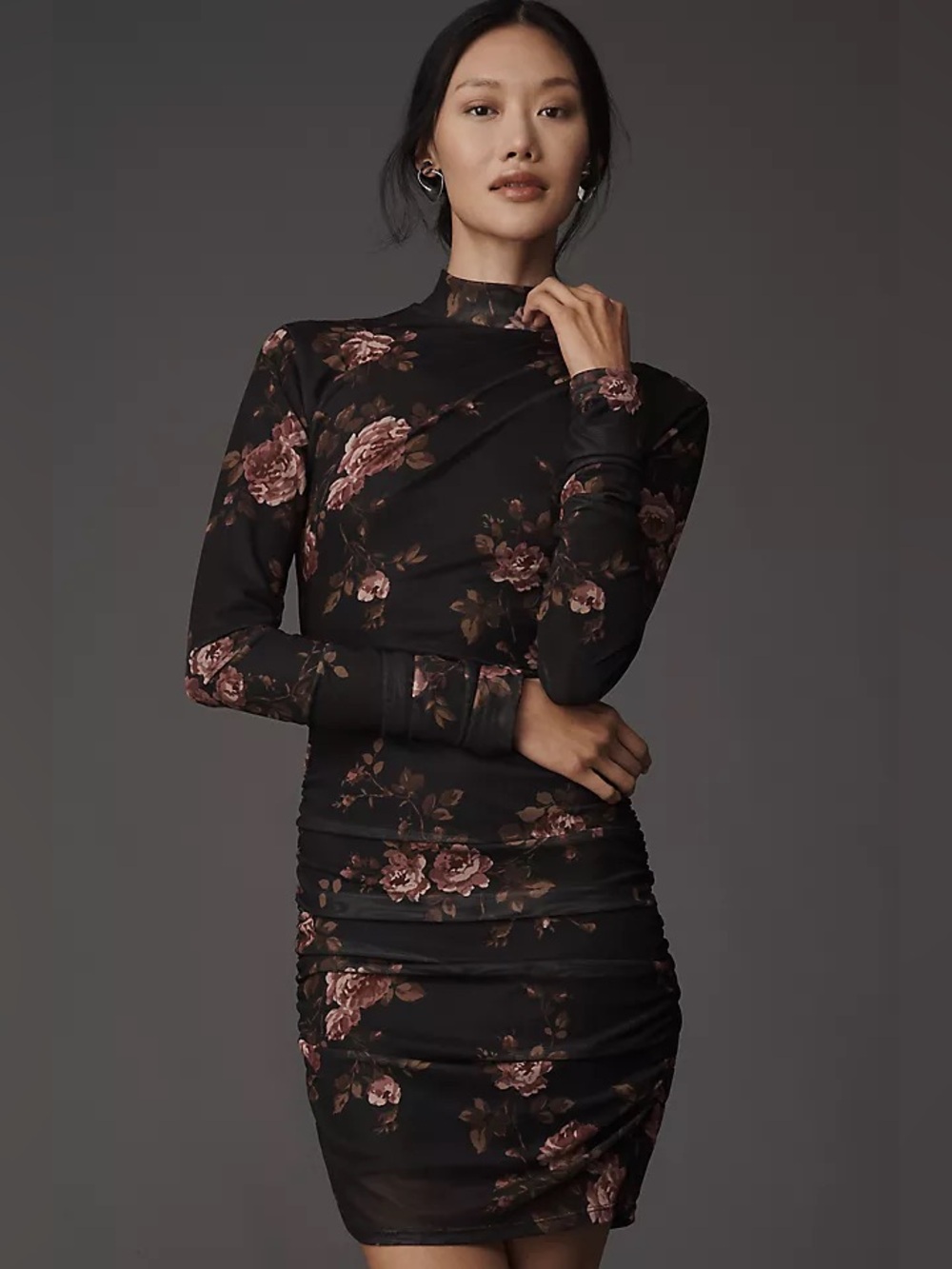 NWT REFORMATION Emerson Long-Sleeve
Knit Mini Dress Size xs